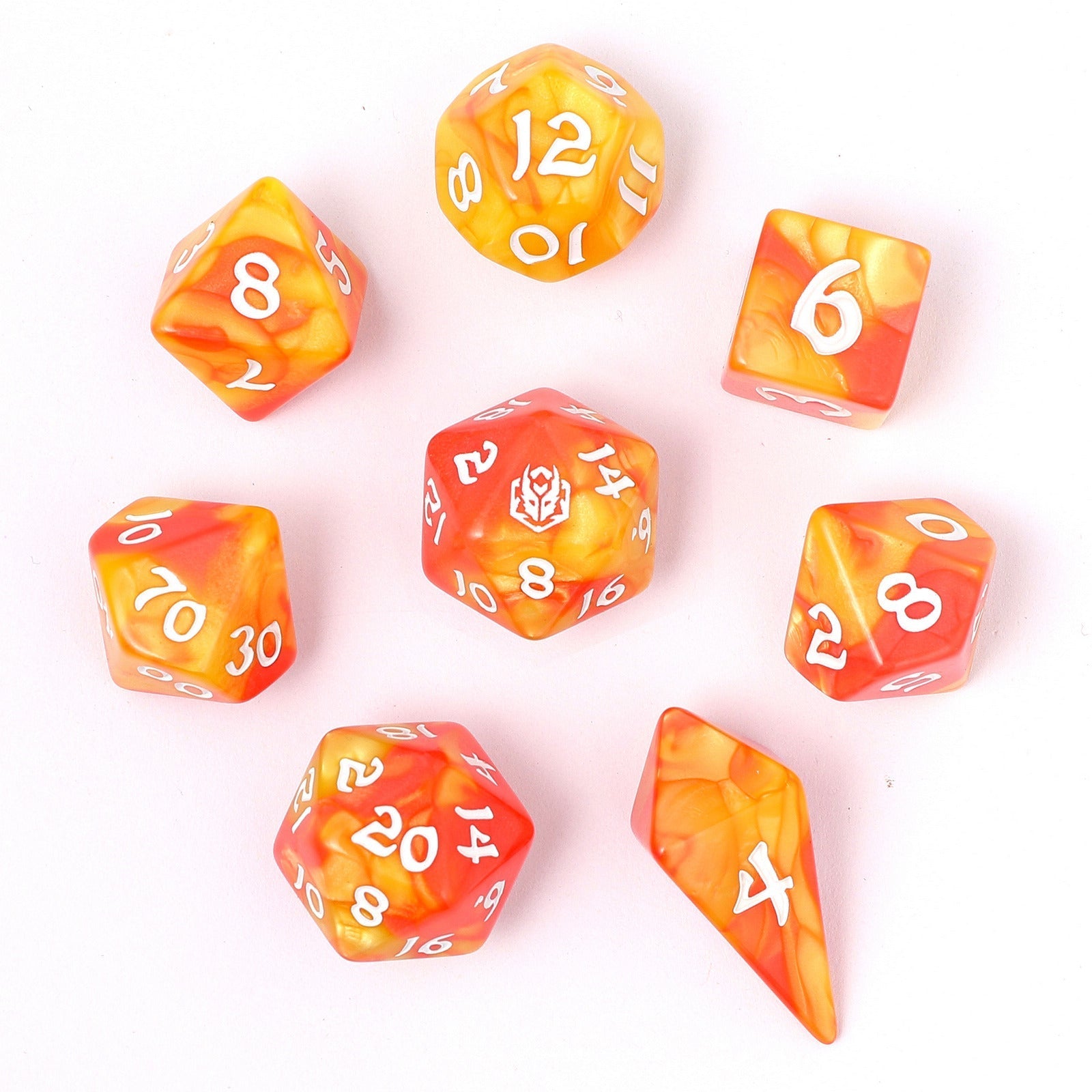 HYMGHO Wyrmforged Rollers Fae Candy RPG dice set