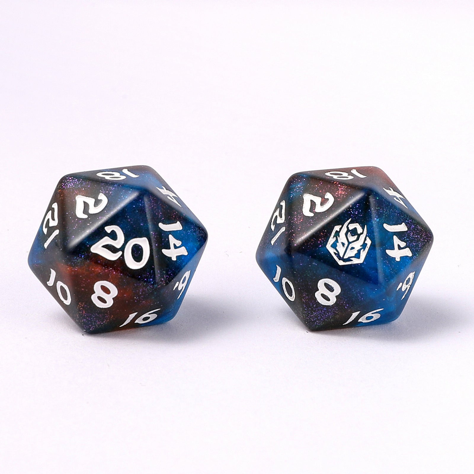 HYMGHO Wyrmforged Rollers Mystic Nebula RPG dice set image 3