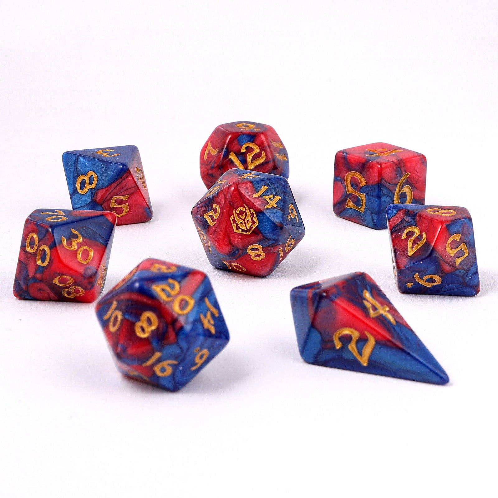 HYMGHO Wyrmforged Rollers Stormcaller RPG dice set