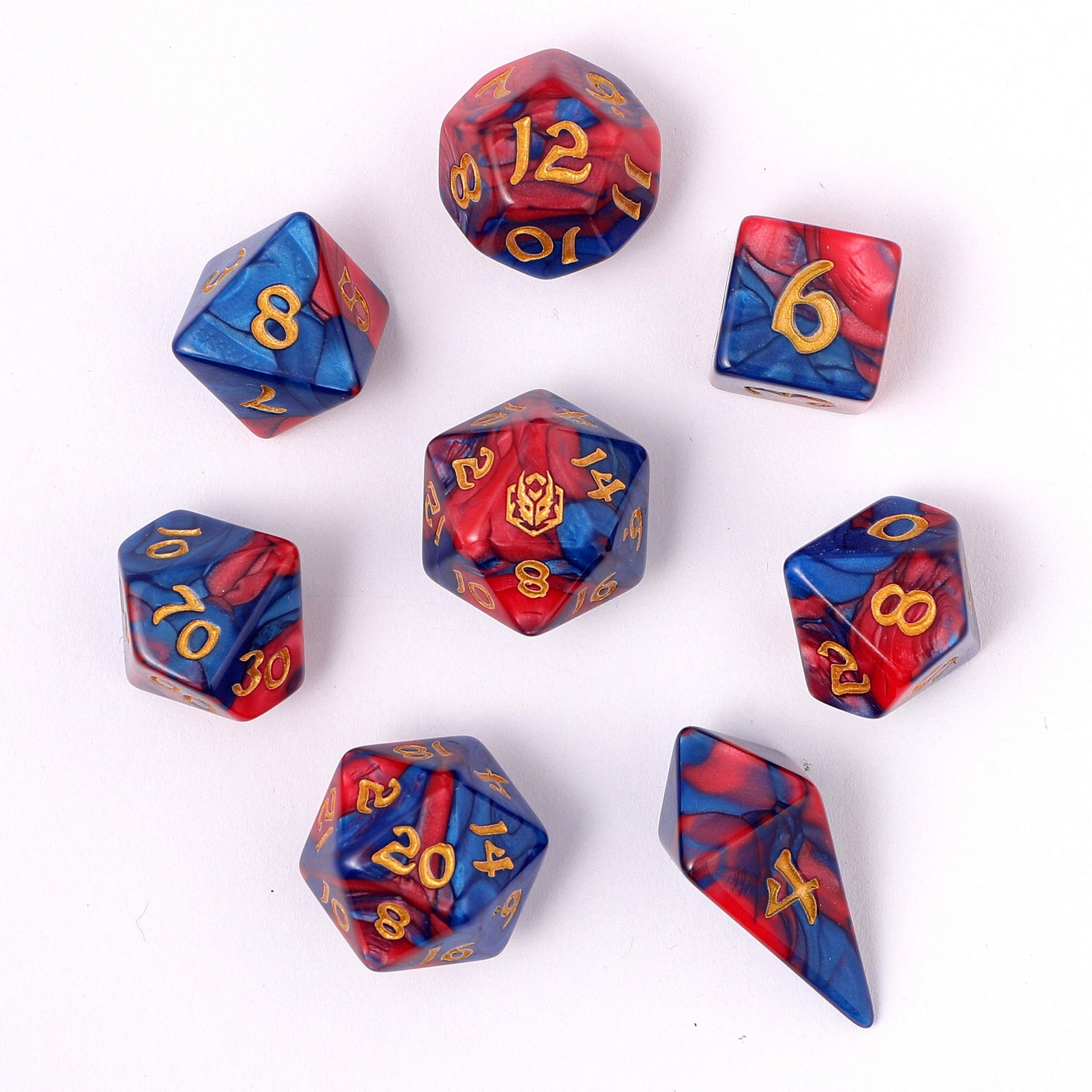 HYMGHO Wyrmforged Rollers Stormcaller RPG dice set image 2