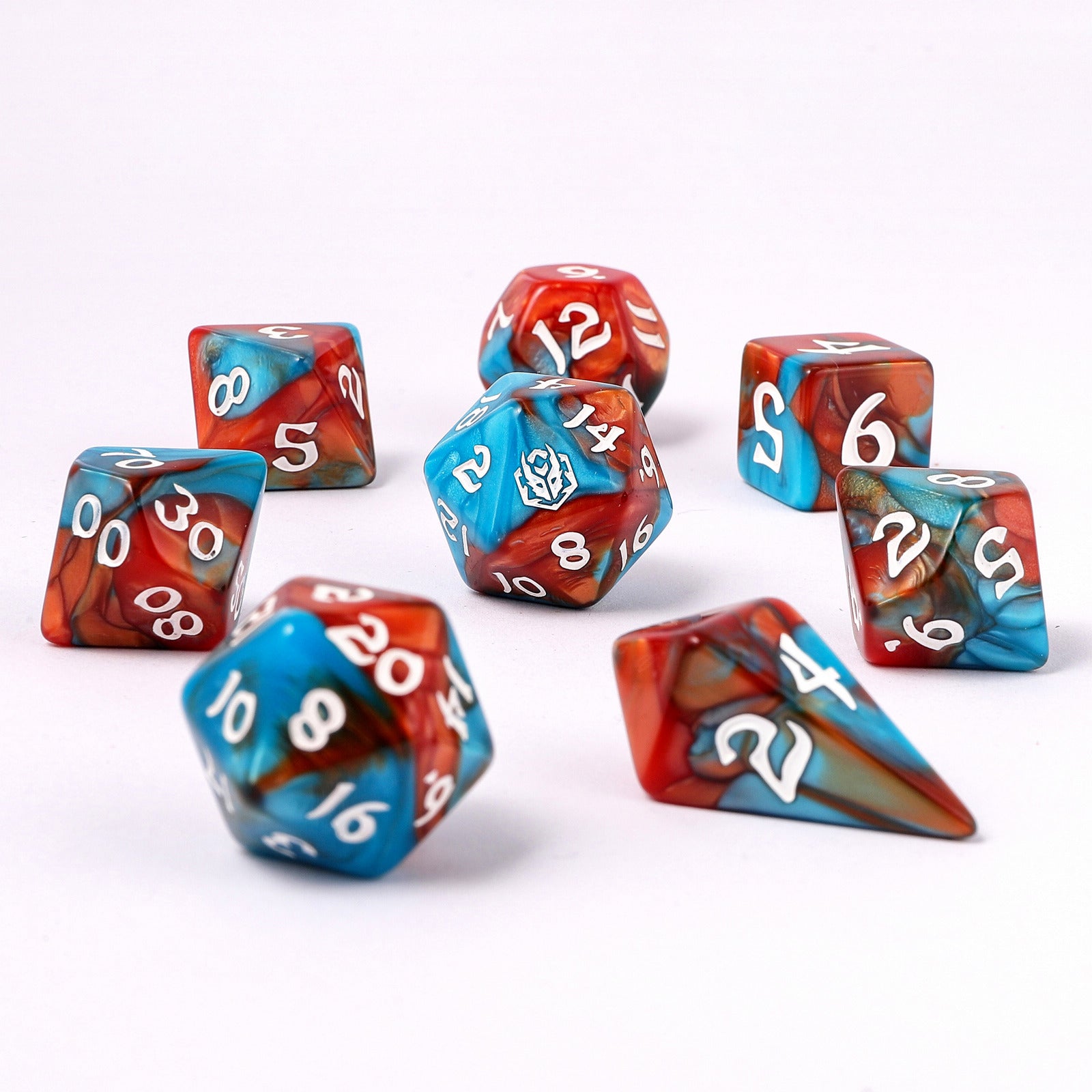 HYMGHO Wyrmforged Rollers Bard's Cloak RPG dice set image 3