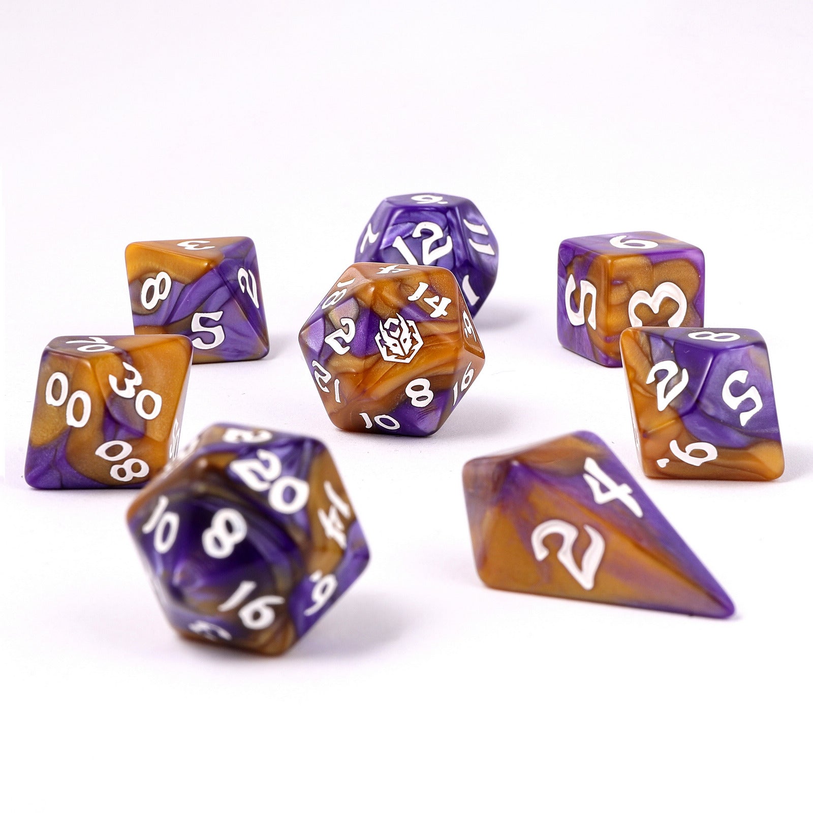 HYMGHO Wyrmforged Rollers Magister Robes RPG dice set image 3