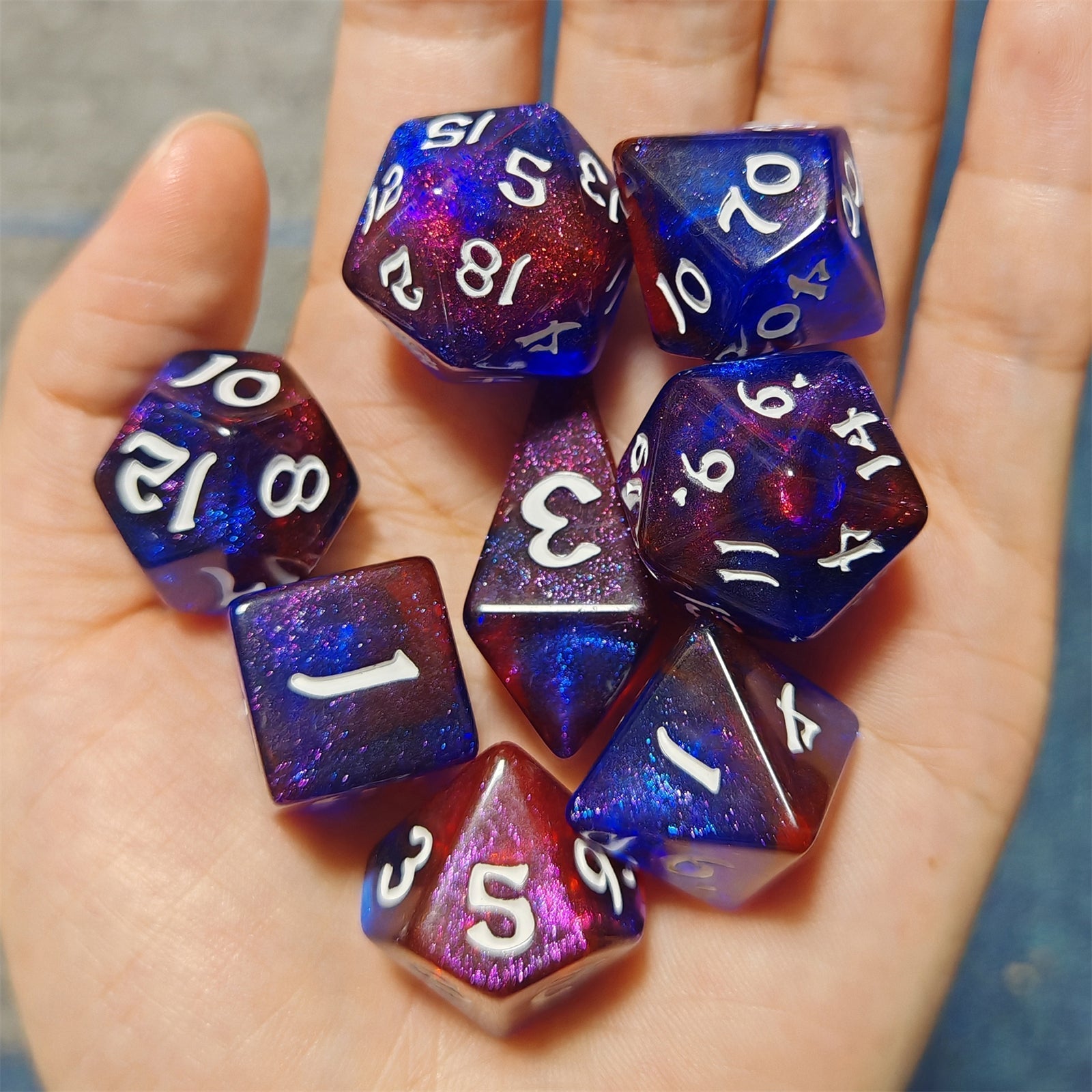 HYMGHO Wyrmforged Rollers Arcane Nexus RPG dice set image 4