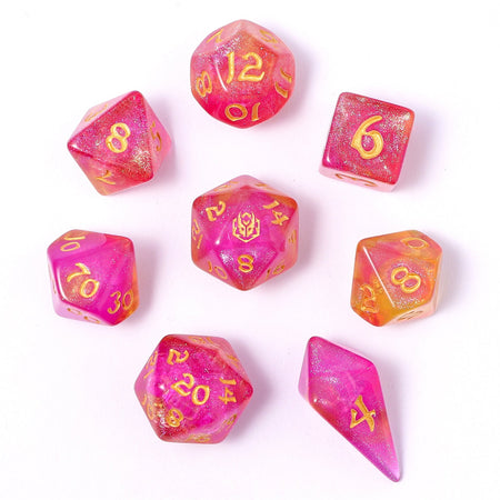 HYMGHO Wyrmforged Rollers Dragon Bait RPG dice set