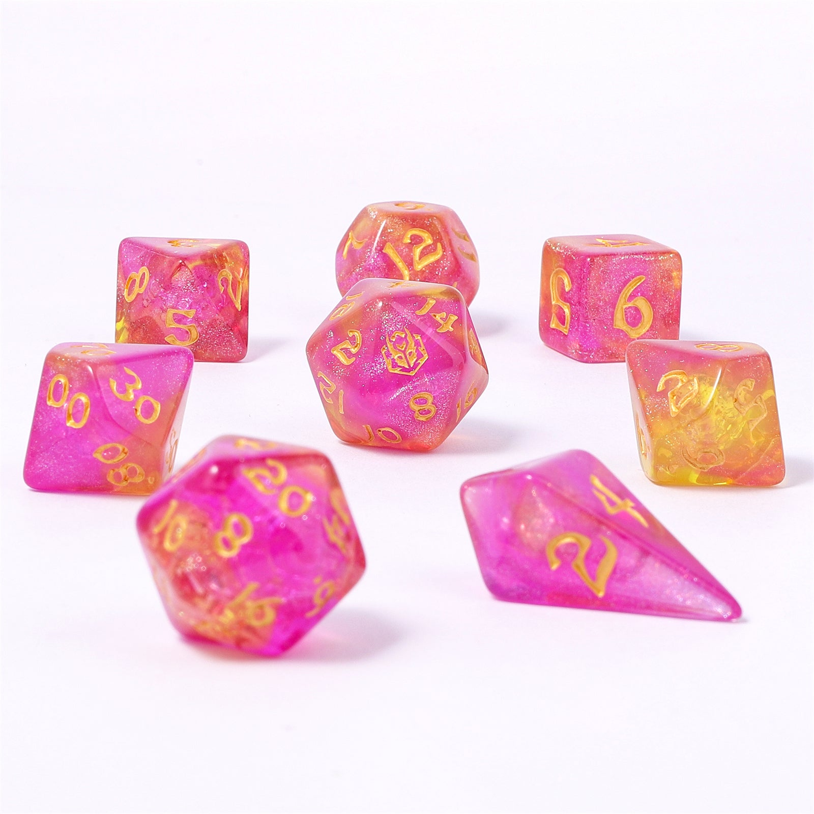 HYMGHO Wyrmforged Rollers Dragon Bait RPG dice set image 2