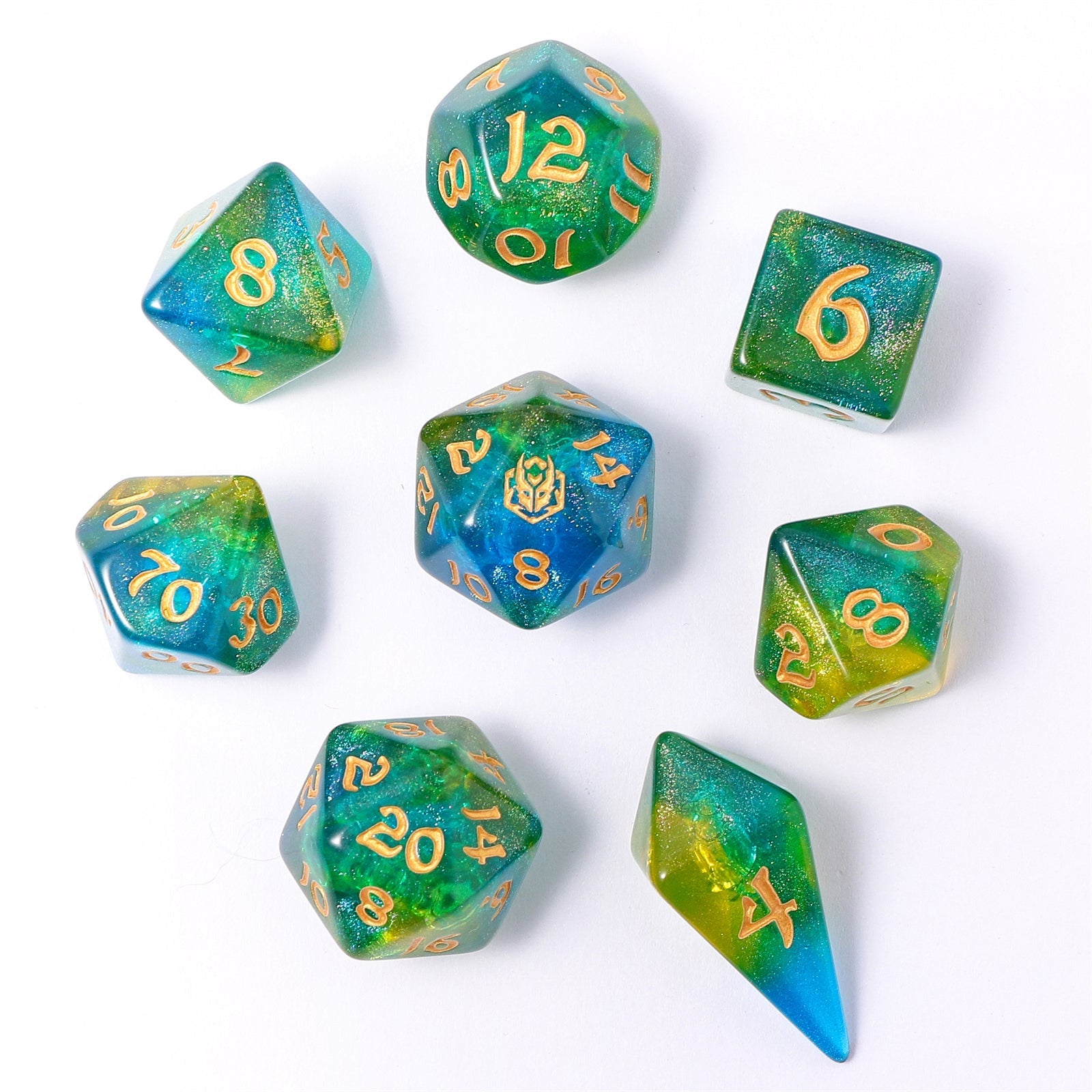 HYMGHO Wyrmforged Rollers Eye of Newt RPG dice set