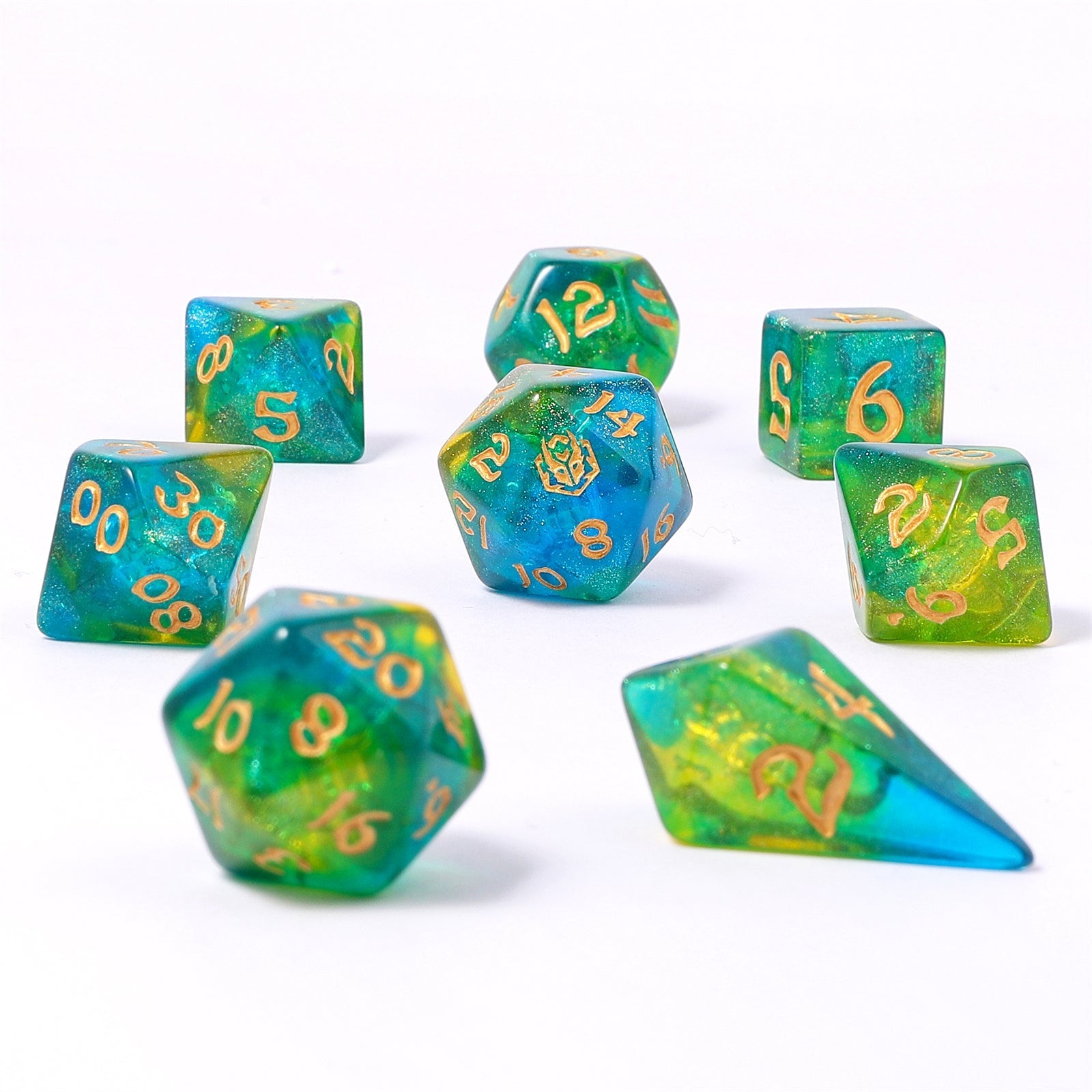 HYMGHO Wyrmforged Rollers Eye of Newt RPG dice set image 2