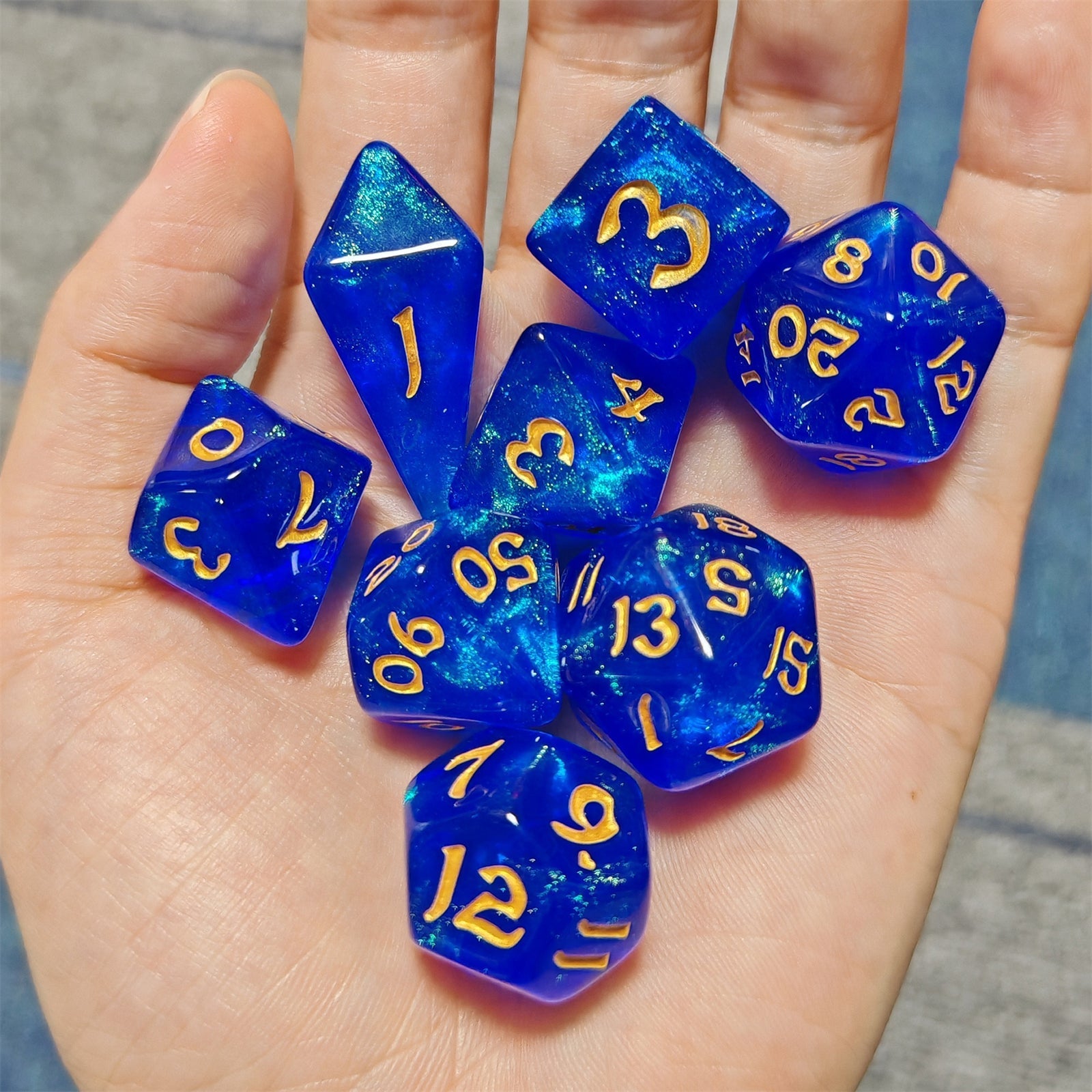 HYMGHO Wyrmforged Rollers Cantrip RPG dice set image 4