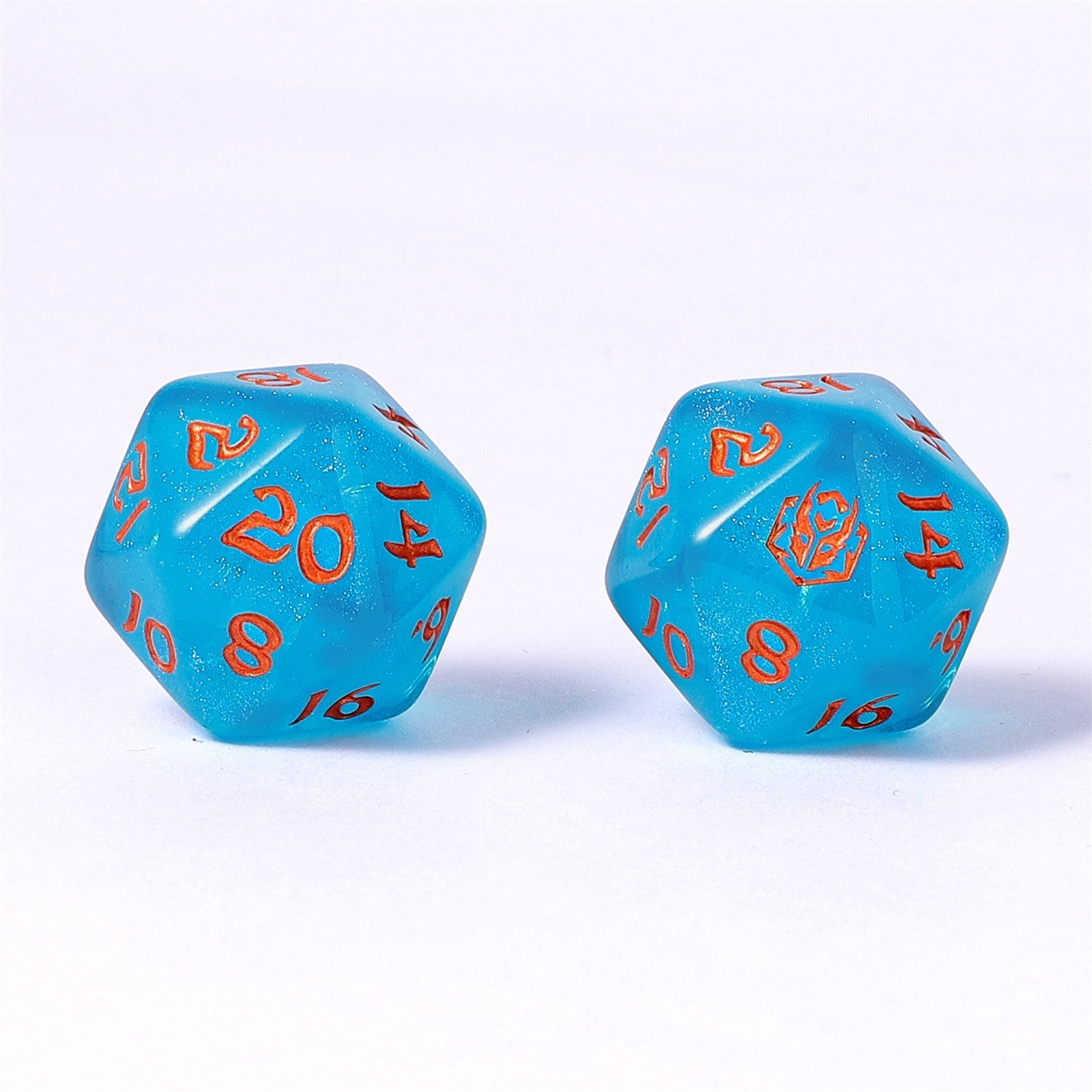 HYMGHO Wyrmforged Rollers Ray of Frost RPG dice set image 3