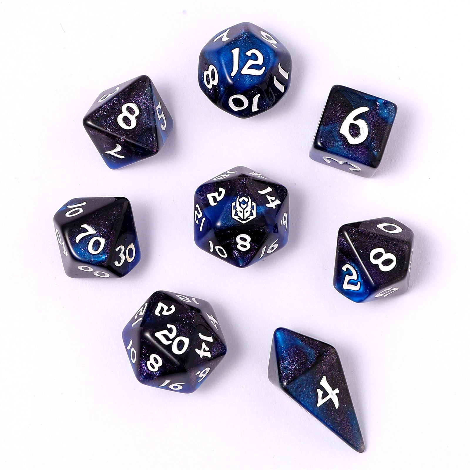 HYMGHO Wyrmforged Rollers Knight Night RPG dice set