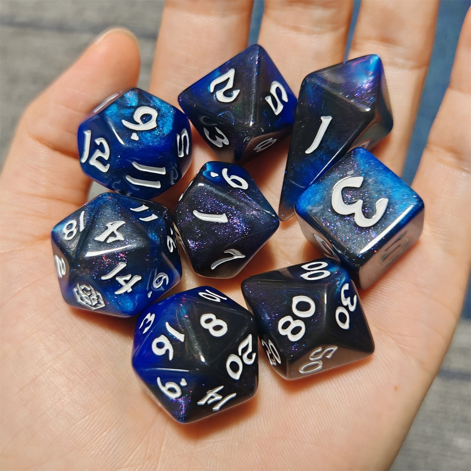 HYMGHO Wyrmforged Rollers Knight Night RPG dice set image 4