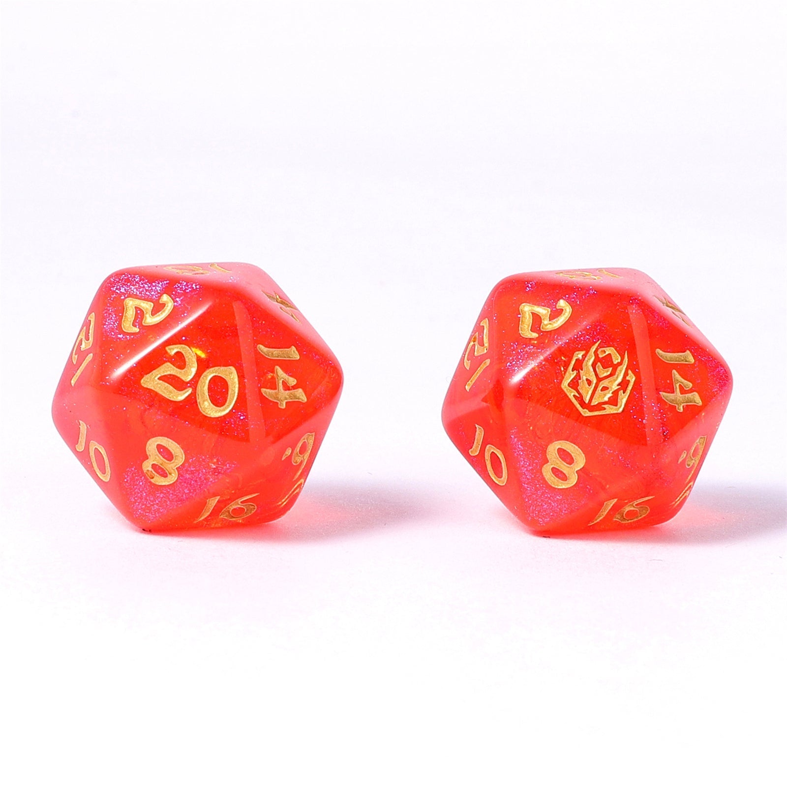 HYMGHO Wyrmforged Rollers Fireball RPG dice set image 3