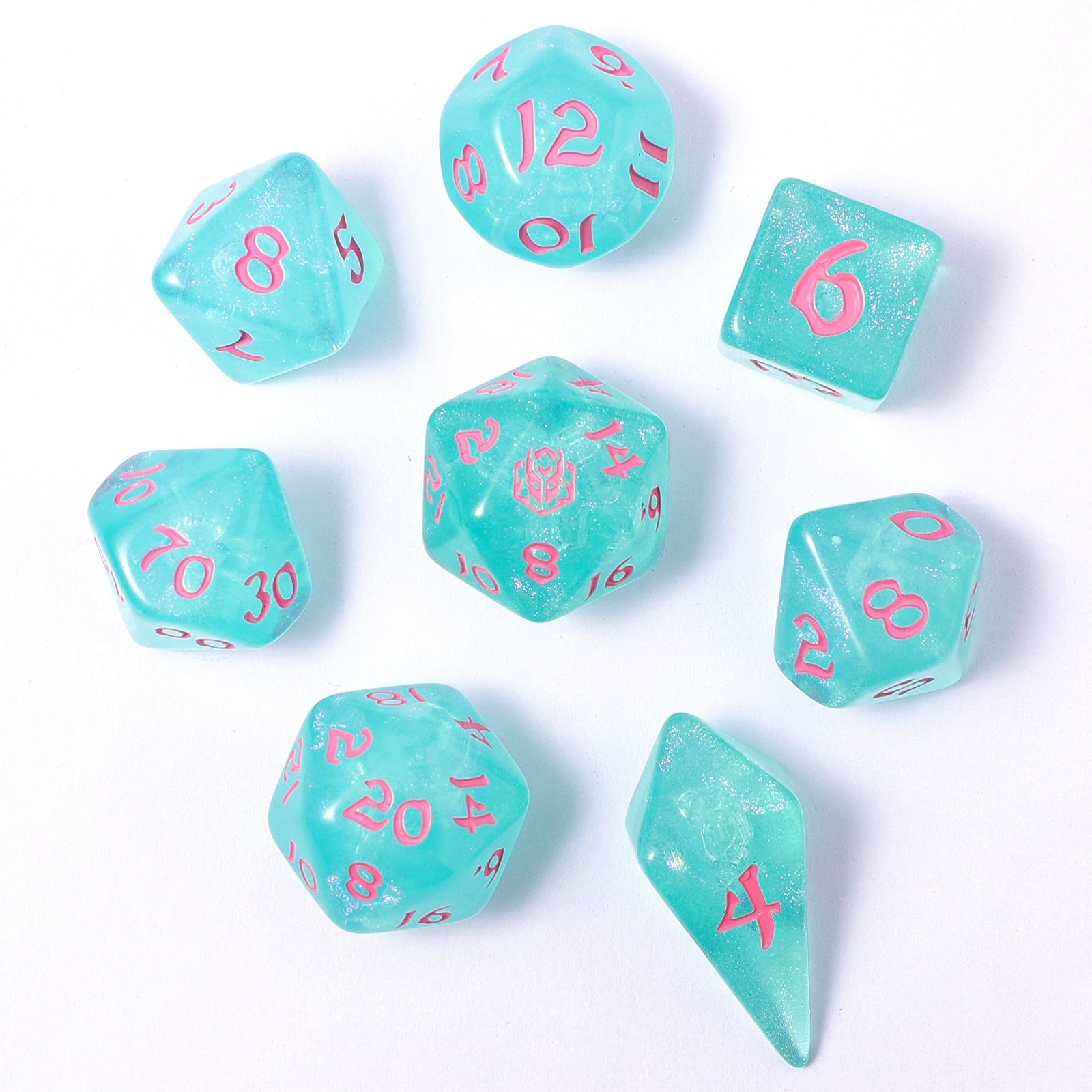 HYMGHO Wyrmforged Rollers Love Potion RPG dice set