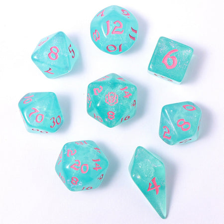 HYMGHO Wyrmforged Rollers Love Potion RPG dice set