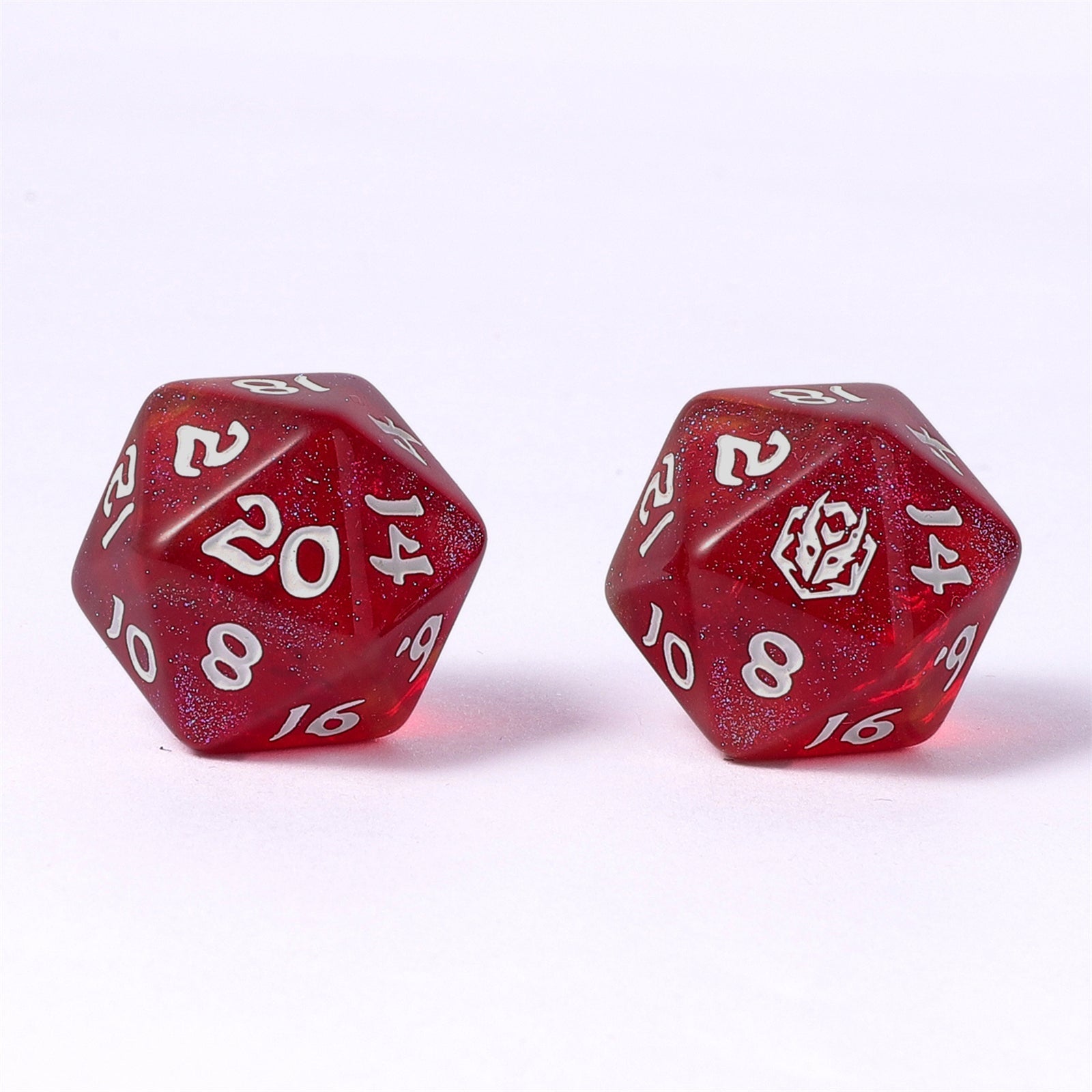 HYMGHO Wyrmforged Rollers Infernal Spark RPG dice set image 3