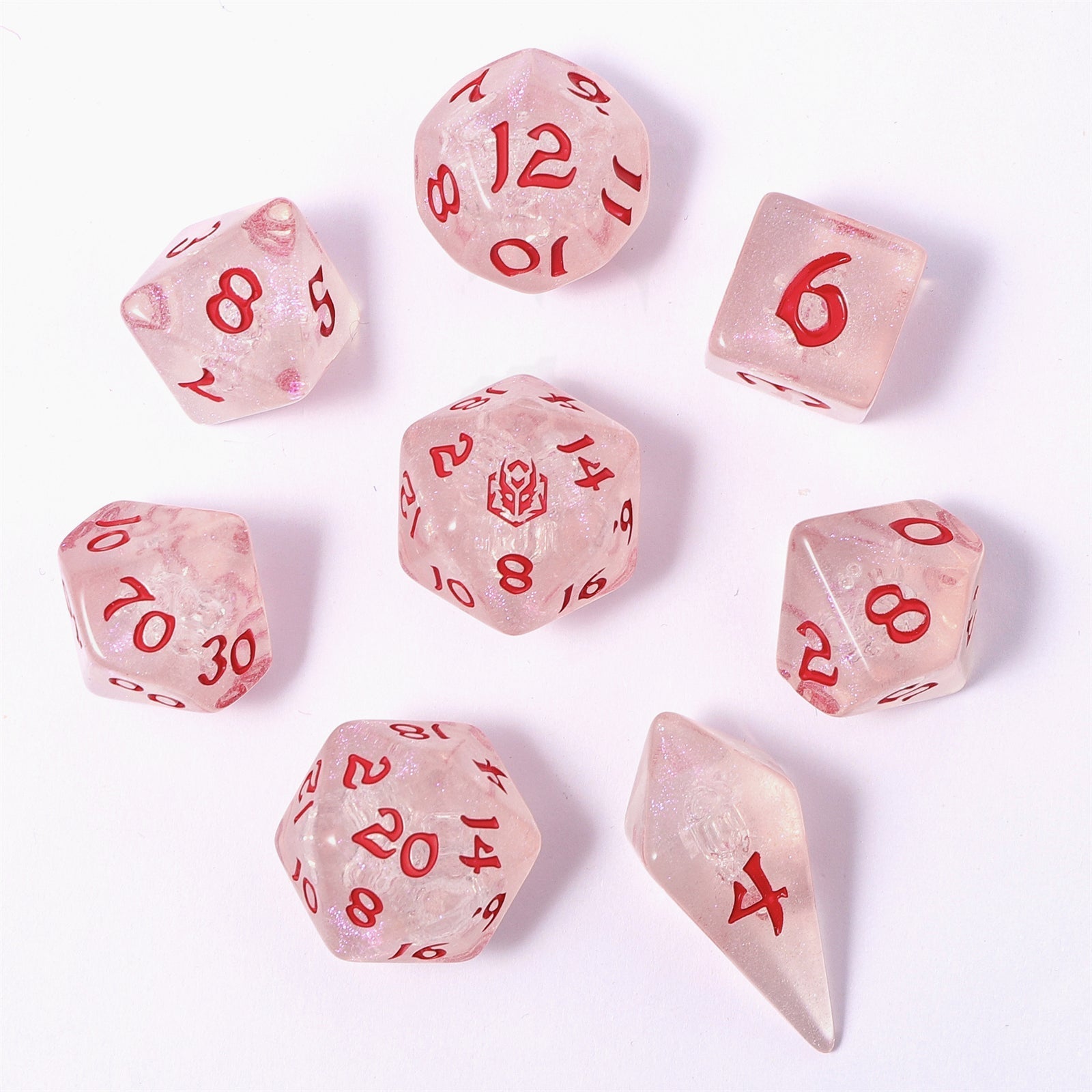 HYMGHO Wyrmforged Rollers Winter Solstice RPG dice set