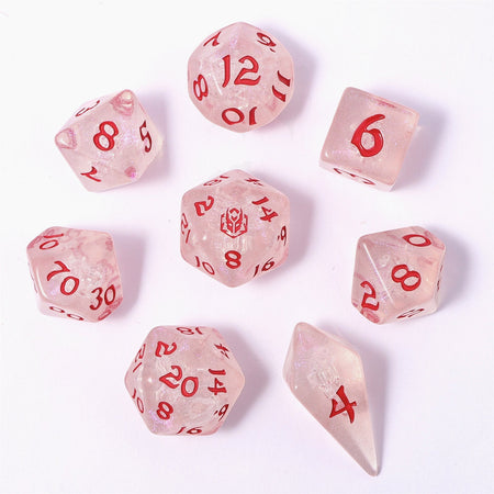 HYMGHO Wyrmforged Rollers Winter Solstice RPG dice set