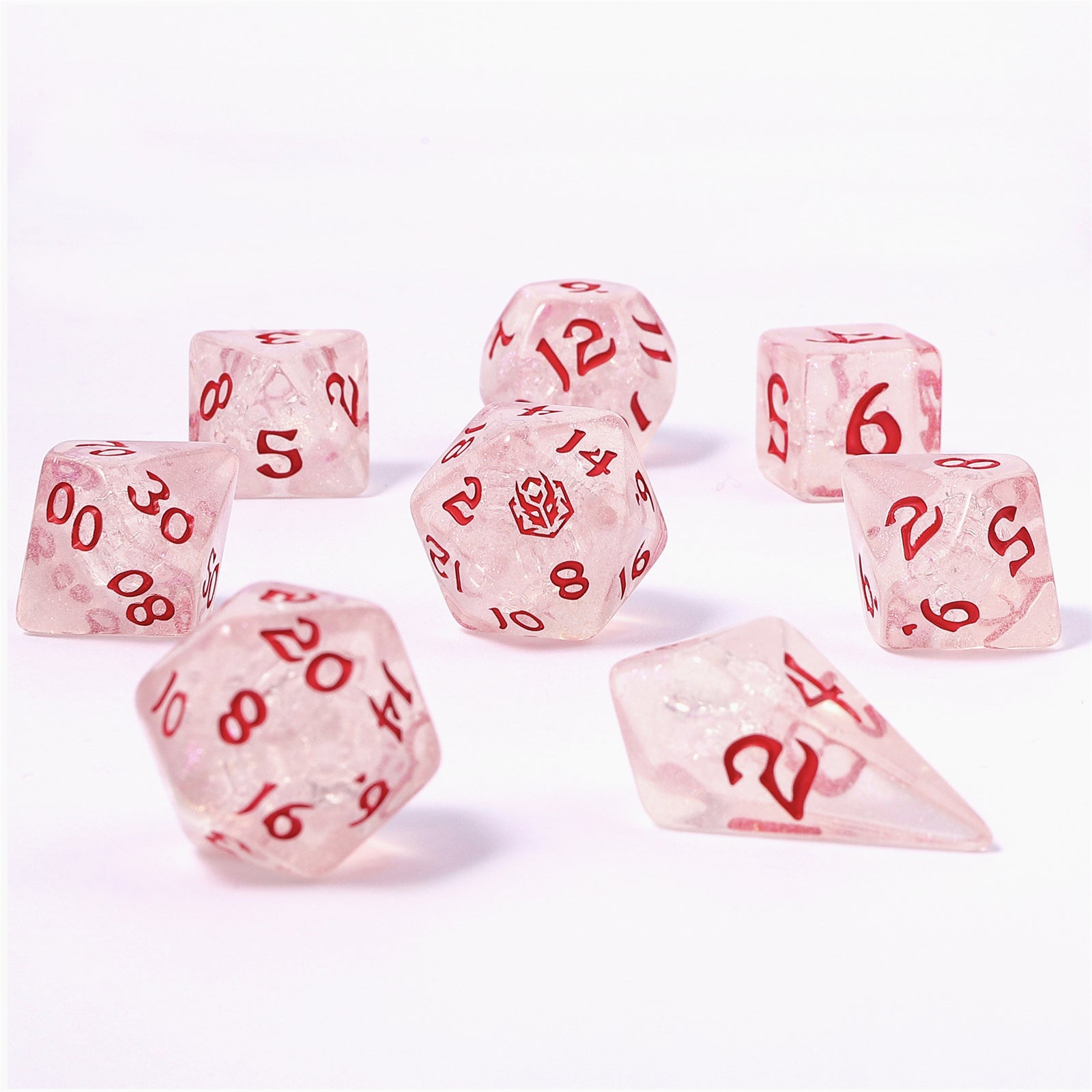HYMGHO Wyrmforged Rollers Winter Solstice RPG dice set image 2