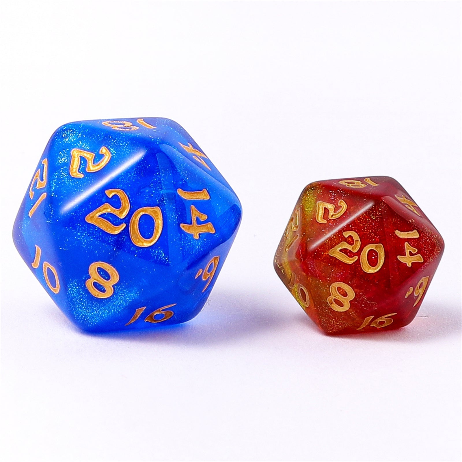 HYMGHO Wyrmforged Mini Phoenix Feather RPG dice set image 3