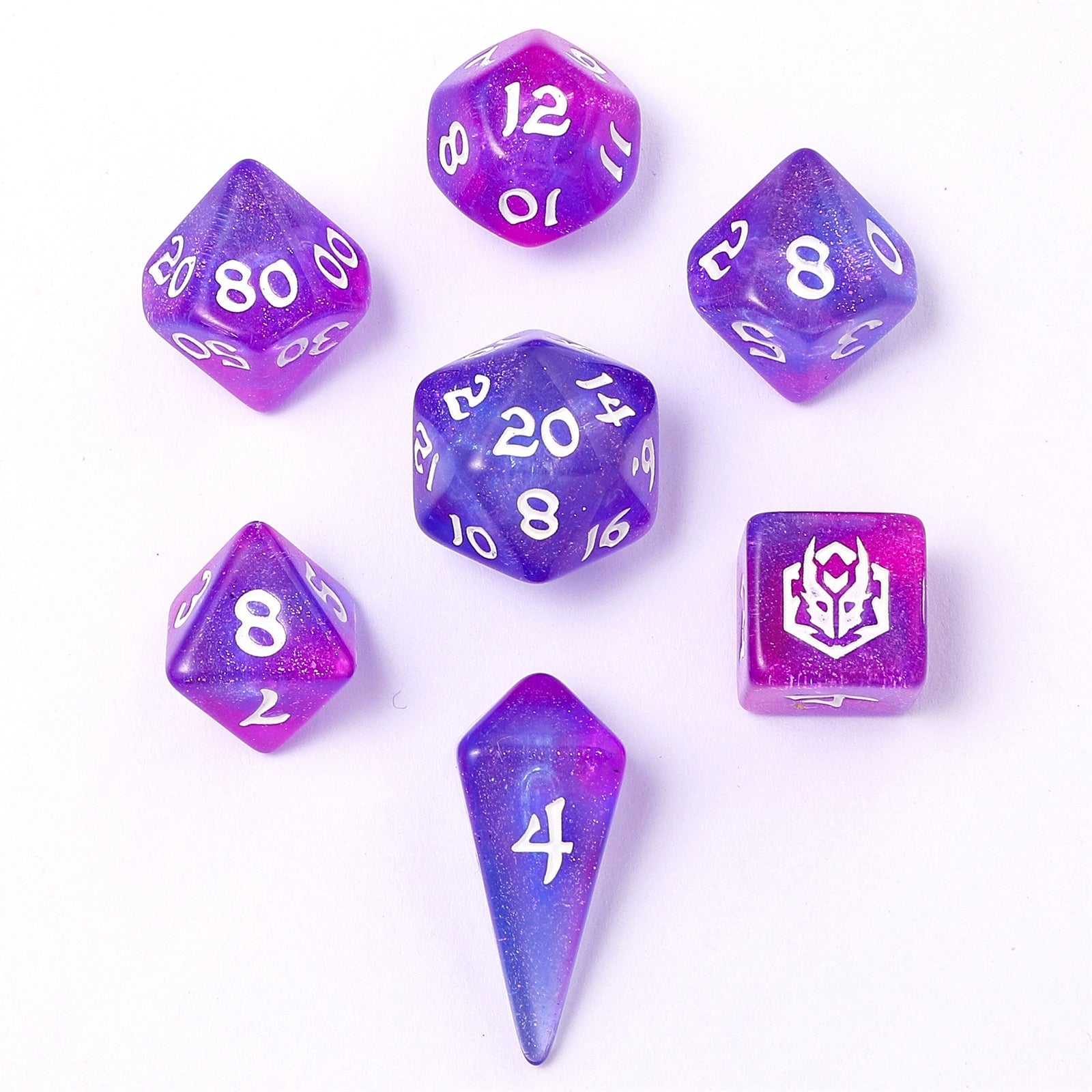 HYMGHO Wyrmforged Mini Fairy Farts RPG dice set