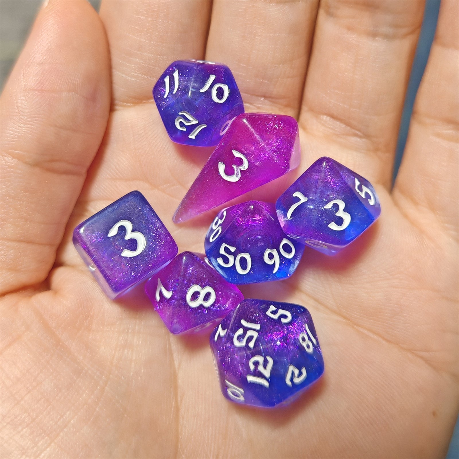 HYMGHO Wyrmforged Mini Fairy Farts RPG dice set image 4