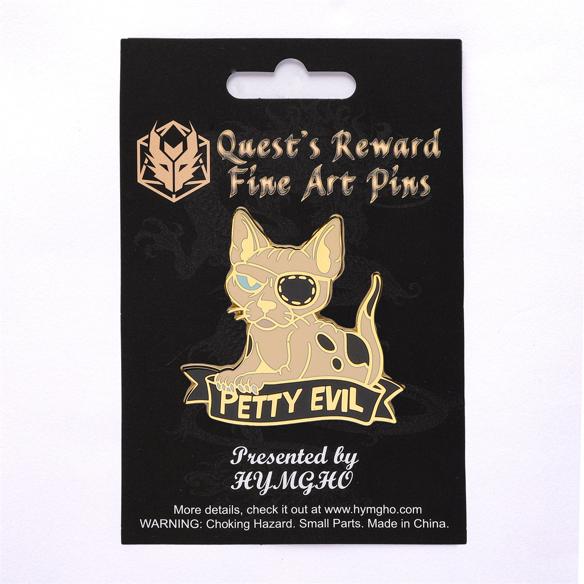 HYMGHO Alternative Alignments Petty Evil enamel pin image 2