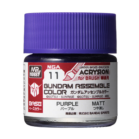 Mr. Hobby Gundam Assemble Color Purple 10ml NGA11 bottle