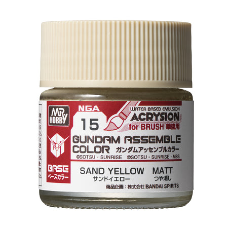 Mr. Hobby Gundam Assemble Color Sand Yellow 10ml NGA15 bottle