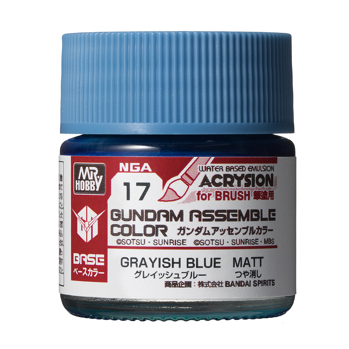 Mr. Hobby Gundam Assemble Color Grayish Blue 10ml NGA17 bottle