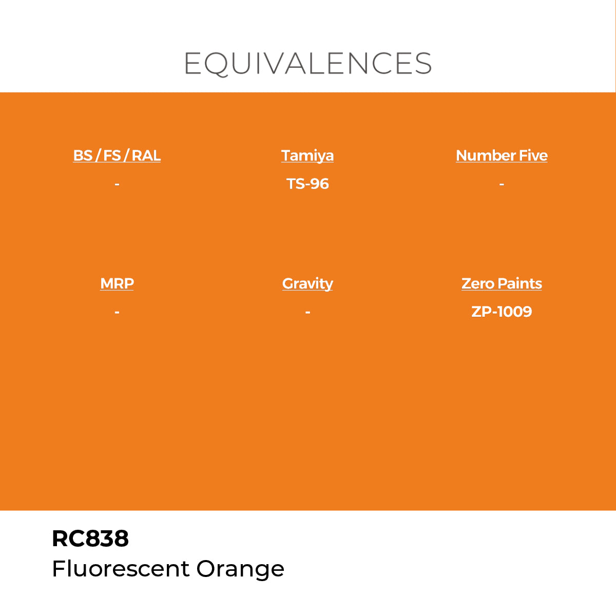 Real Colors Fluorescent Orange 17 ml. RC838