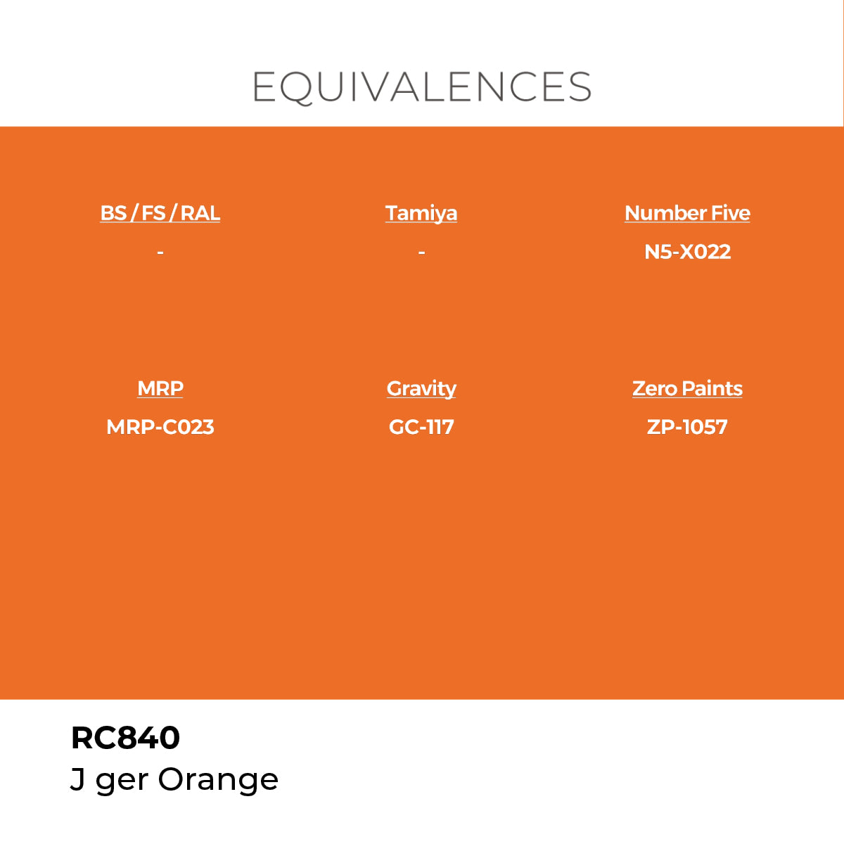 Real Colors Jäger Orange 17 ml. RC840