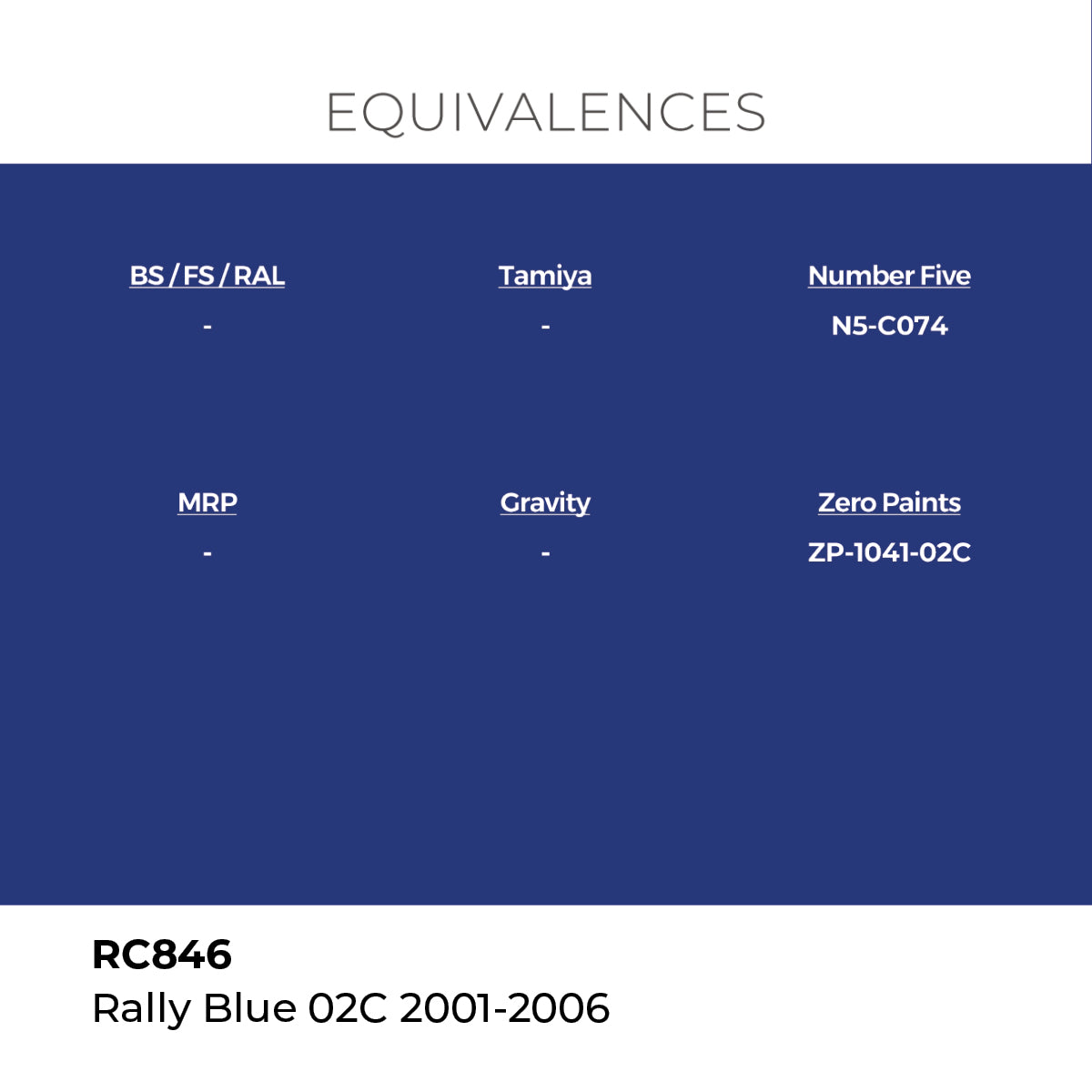 Real Colors Rally Blue 02C 2001-2006 17 ml. RC846