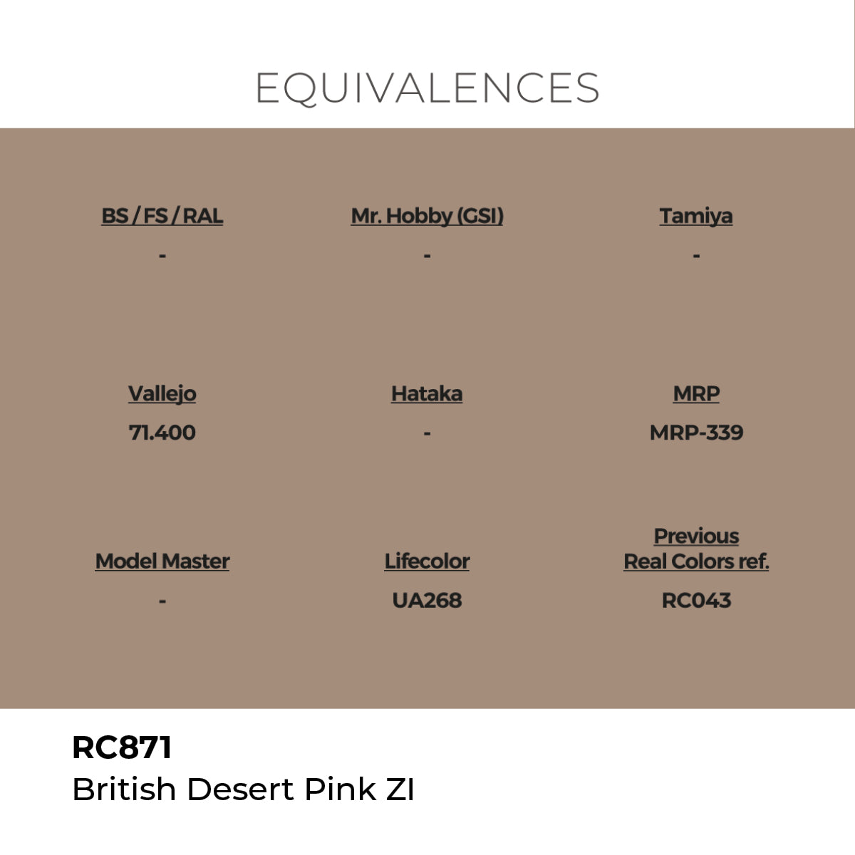 Real Colors Bristish Desert Pink ZI 17 ml. RC871