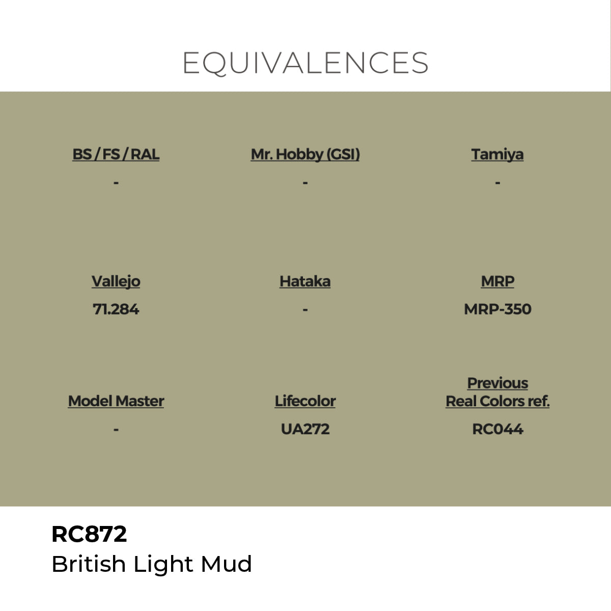 Real Colors British Light Mud 17 ml. RC872