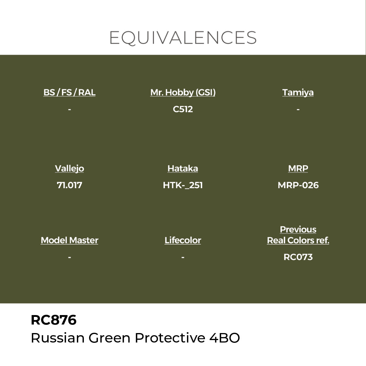 Real Colors Russian Green Protective 4BO 17 ml. RC876