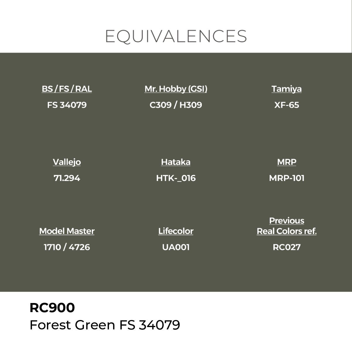 Real Colors Forest Green FS 34079 17 ml. RC900