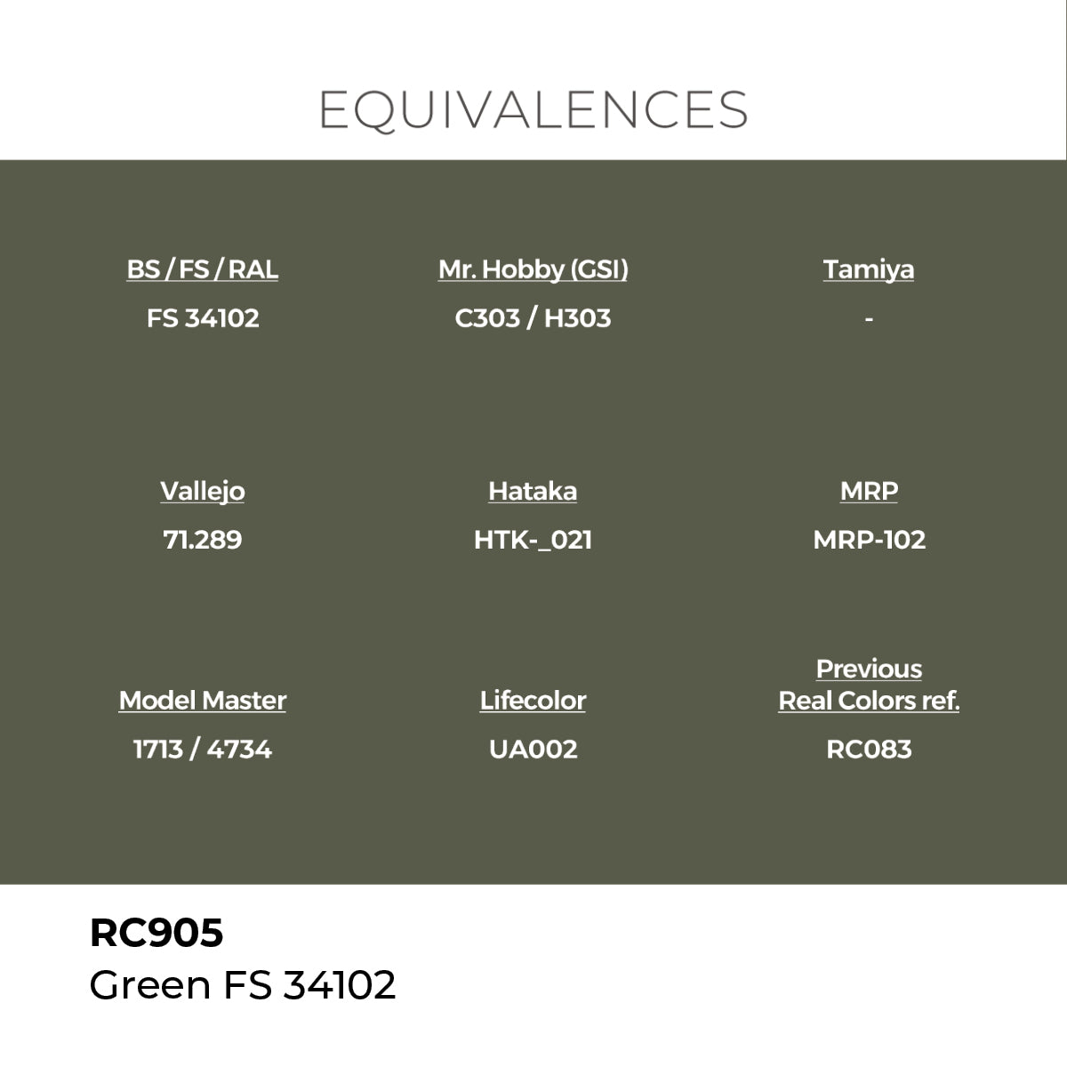 Real Colors Green FS 34102 17 ml. RC905