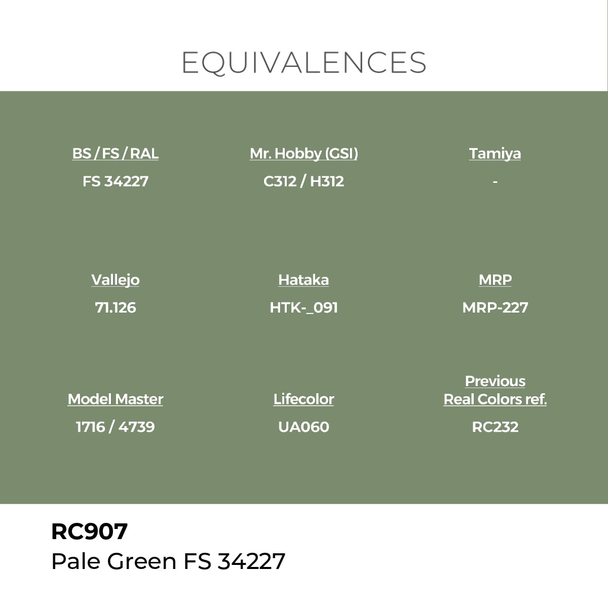 Real Colors Pale Green FS 34227 17 ml. RC907