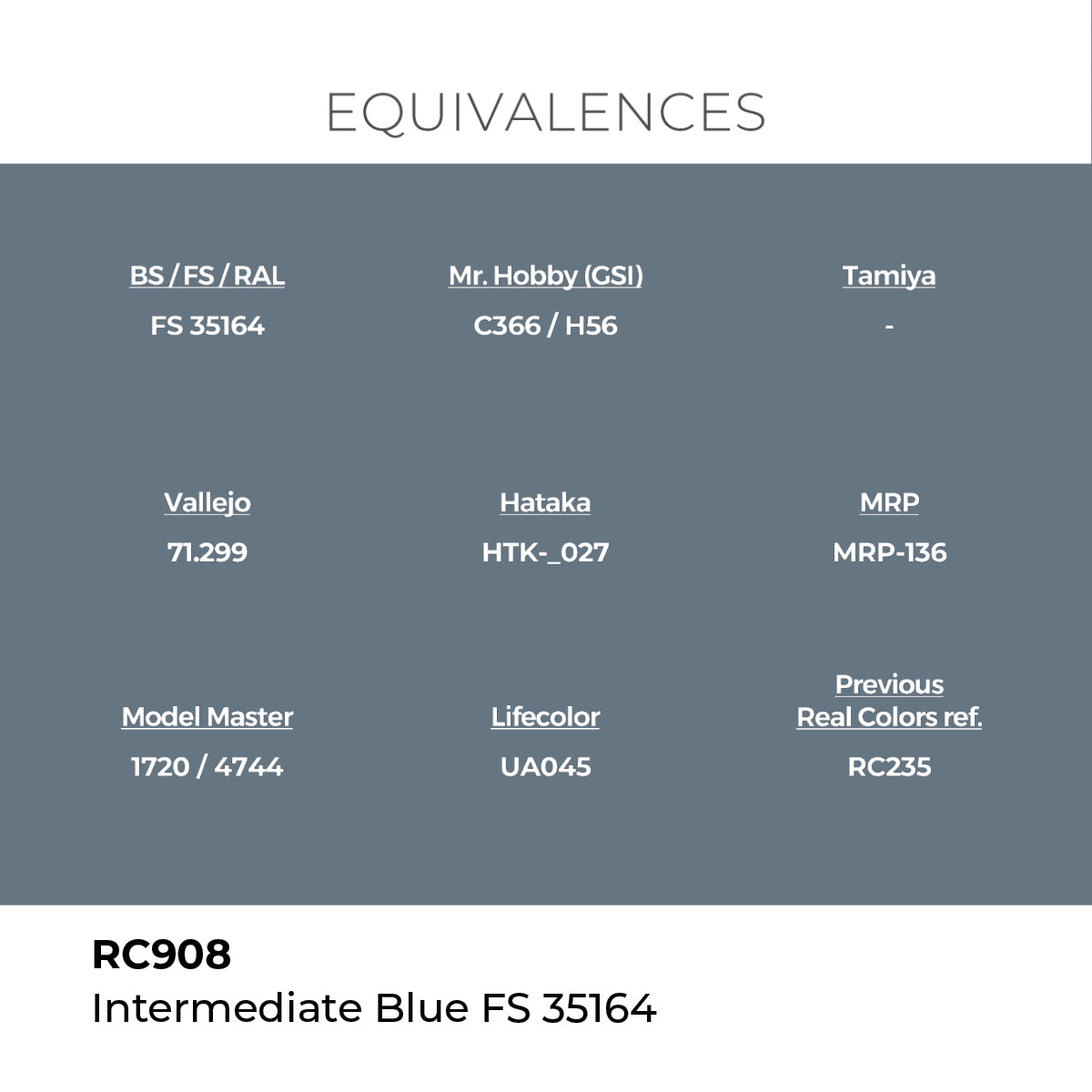 Real Colors Intermediate Blue FS 35164 17 ml. RC908