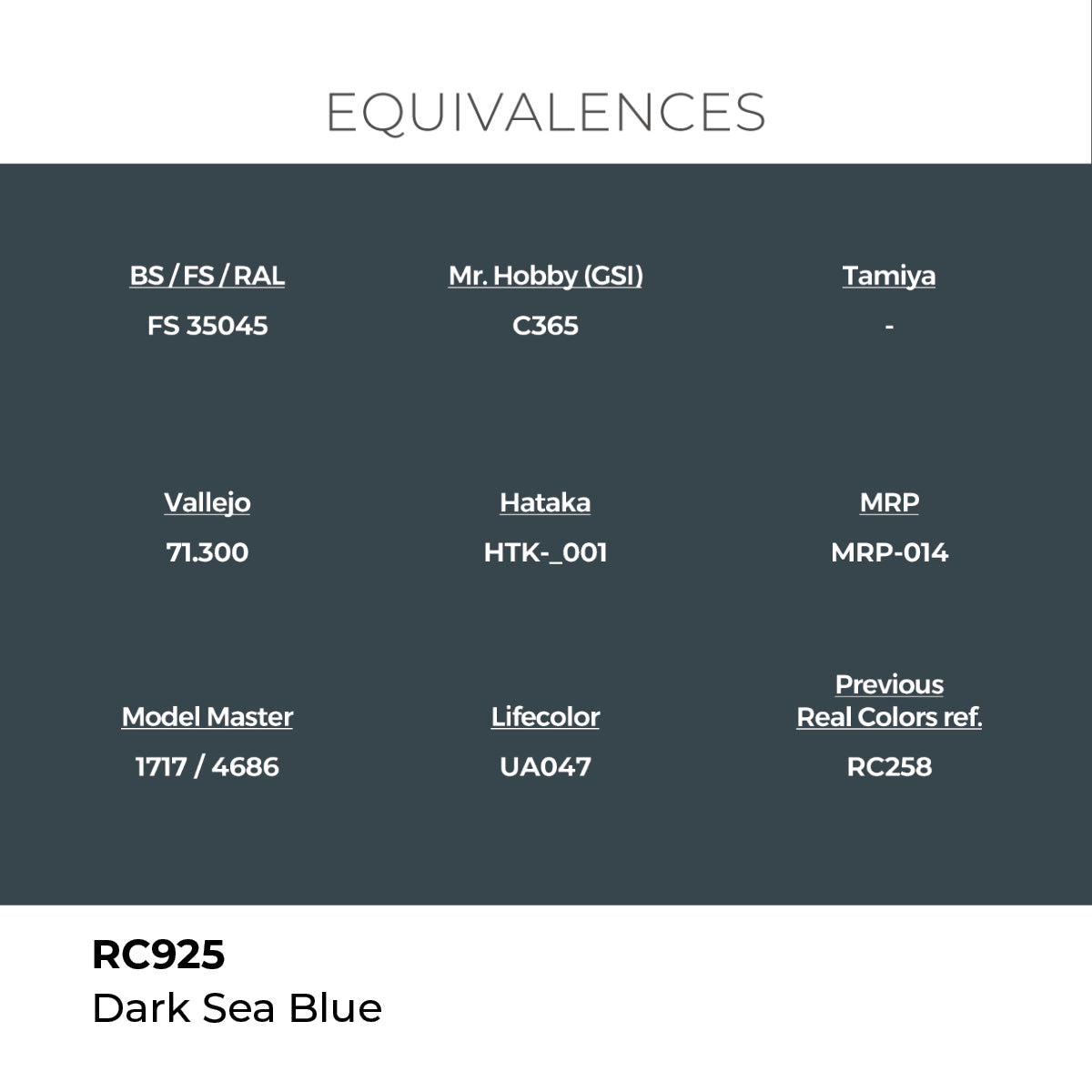 Real Colors Dark Sea Blue 17 ml. RC925