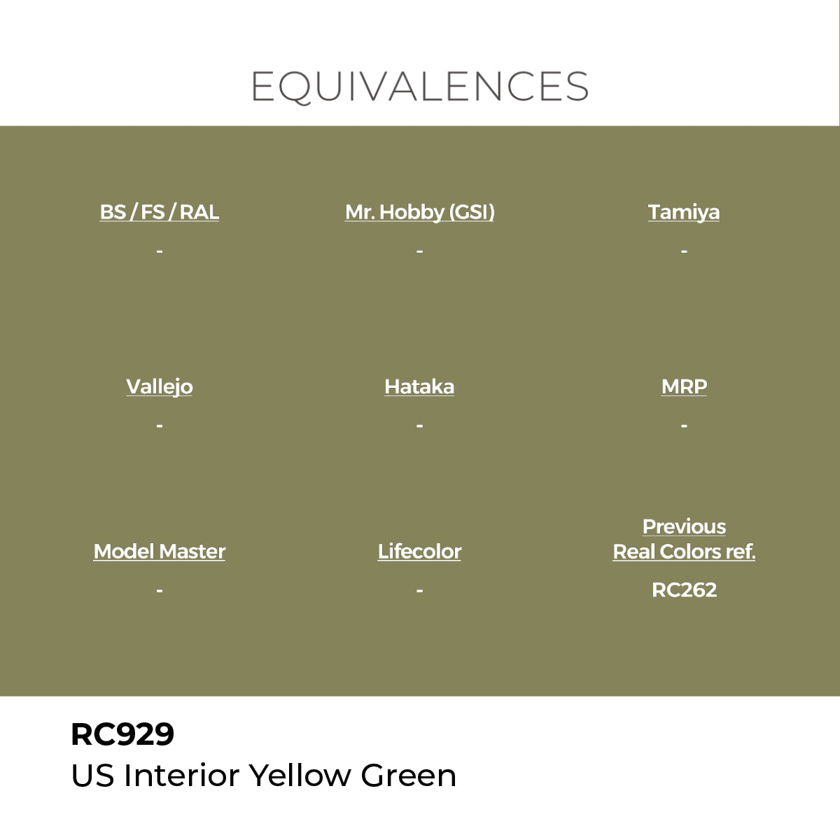Real Colors US Interior Yellow Green 17 ml. RC929