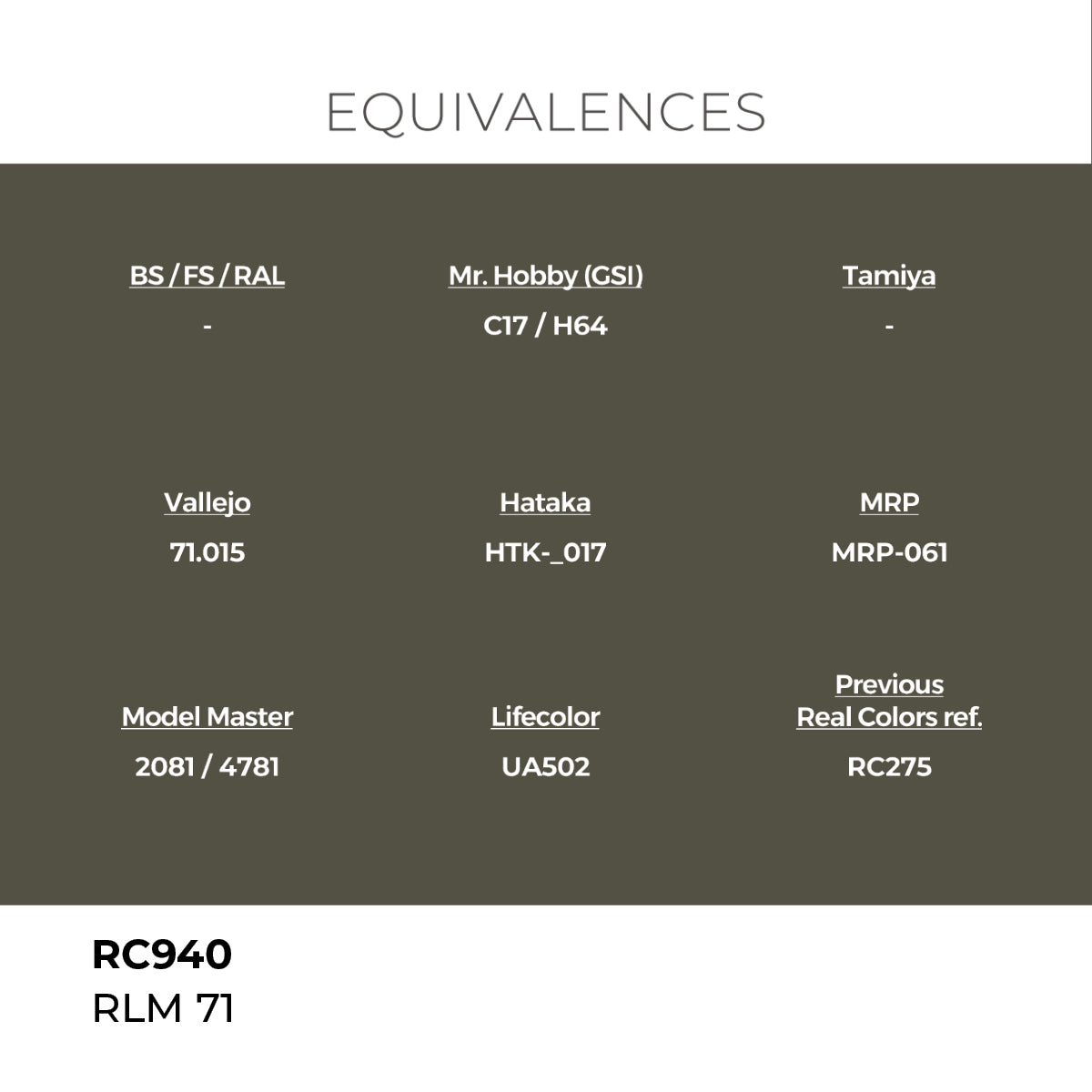 Real Colors RLM 71 17 ml. RC940
