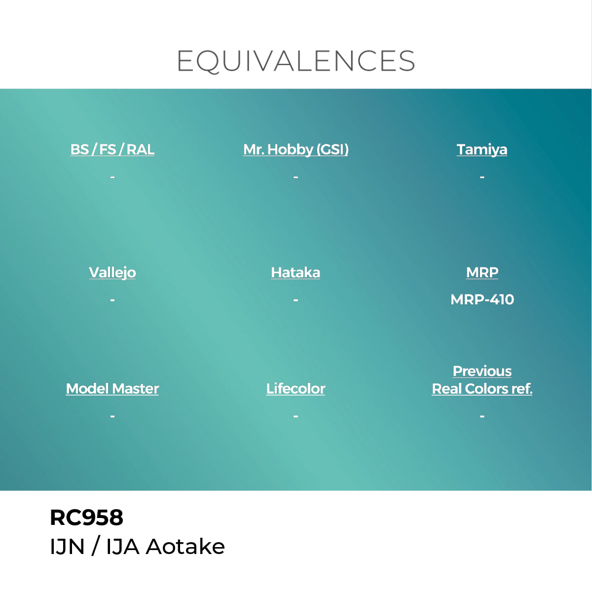 Real Colors IJN / IJA Aotake 17 ml. RC958