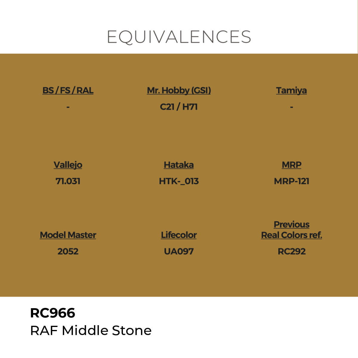 Real Colors RAF Middle Stone 17 ml. RC966