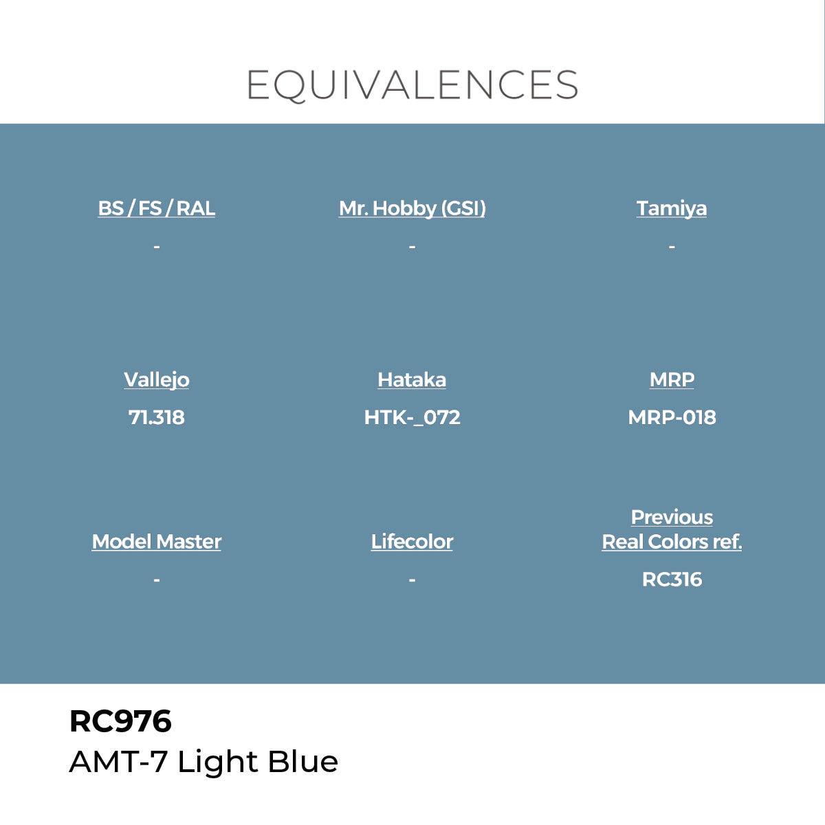 Real Colors AMT-7 Light Blue 17 ml. RC976