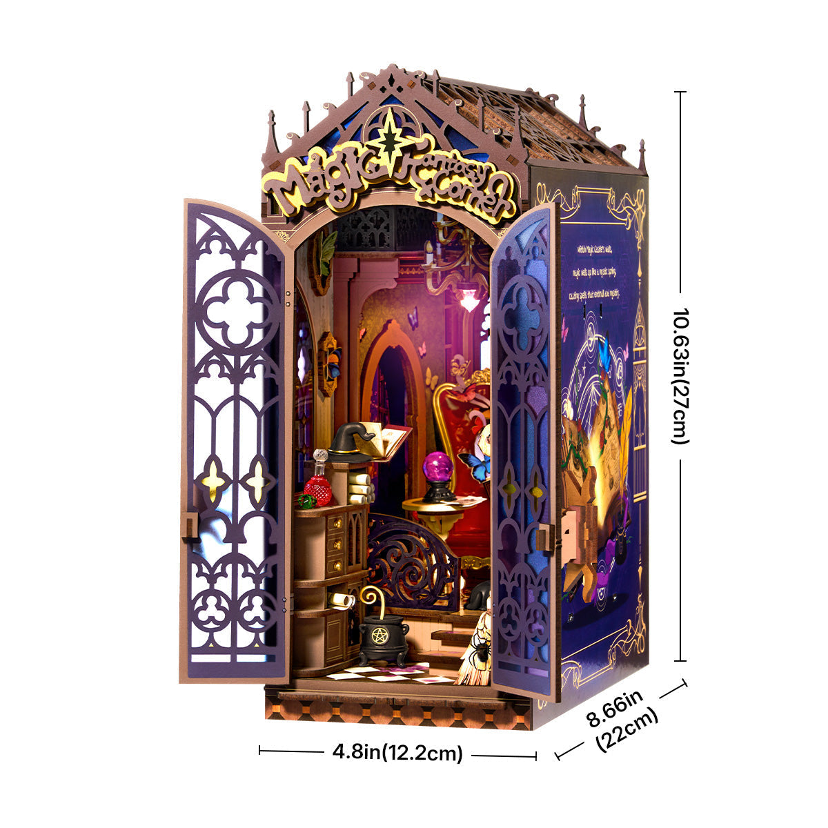 Rolife Magic Fantasy Corner book nook display