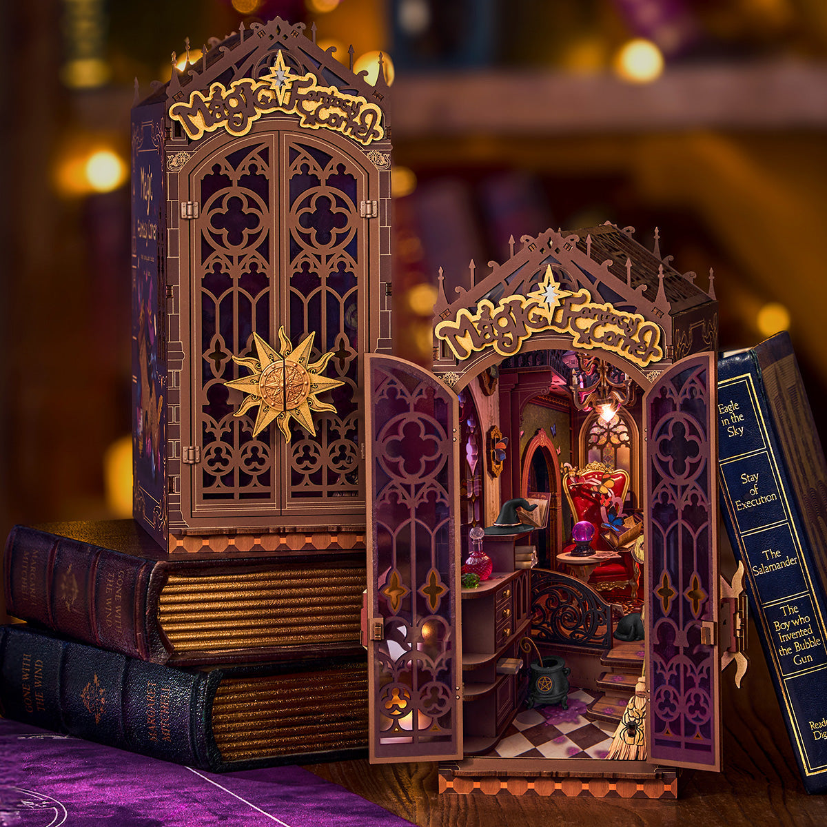 Rolife Magic Fantasy Corner illuminated scene