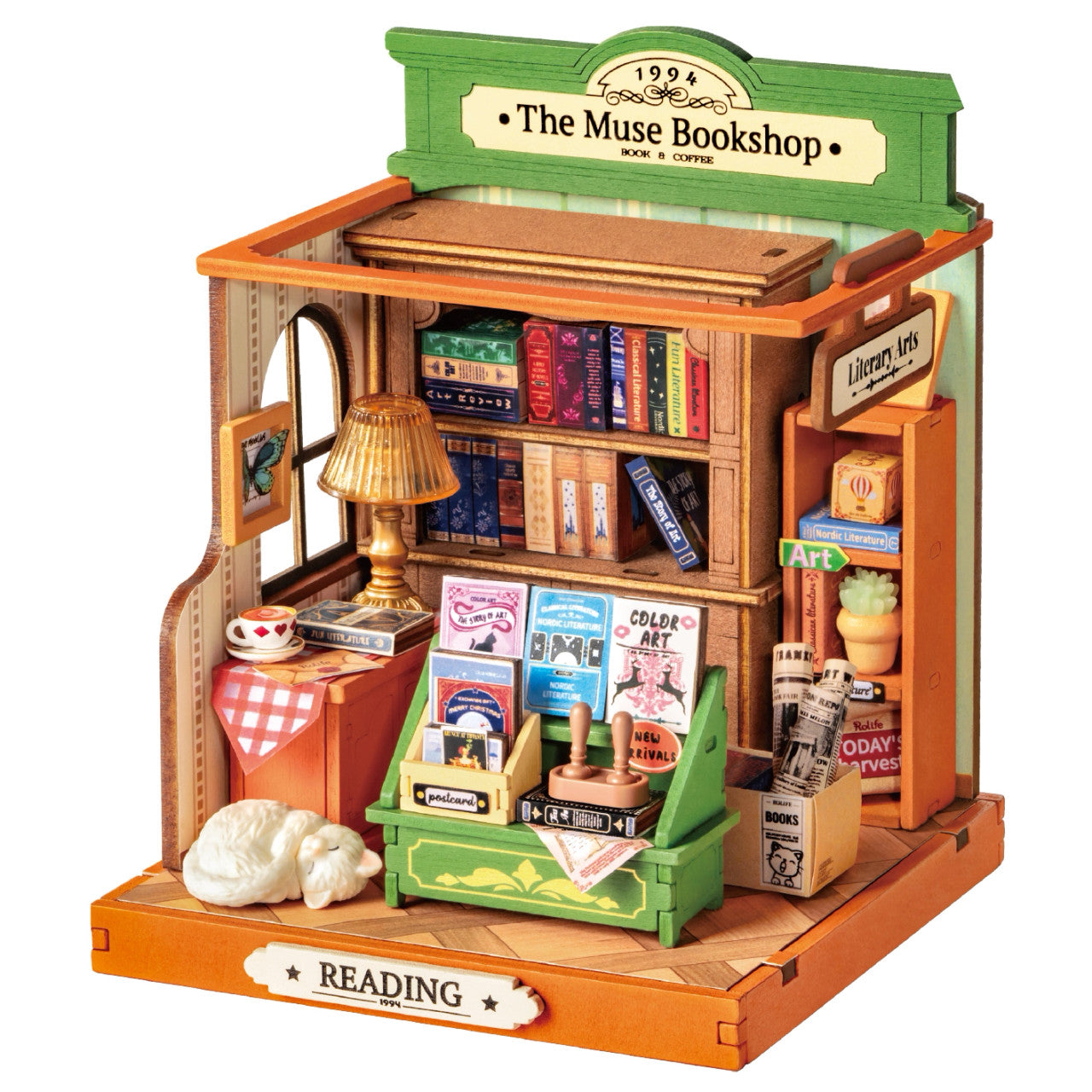 DIY Miniature House Kit: The Muse Bookshop