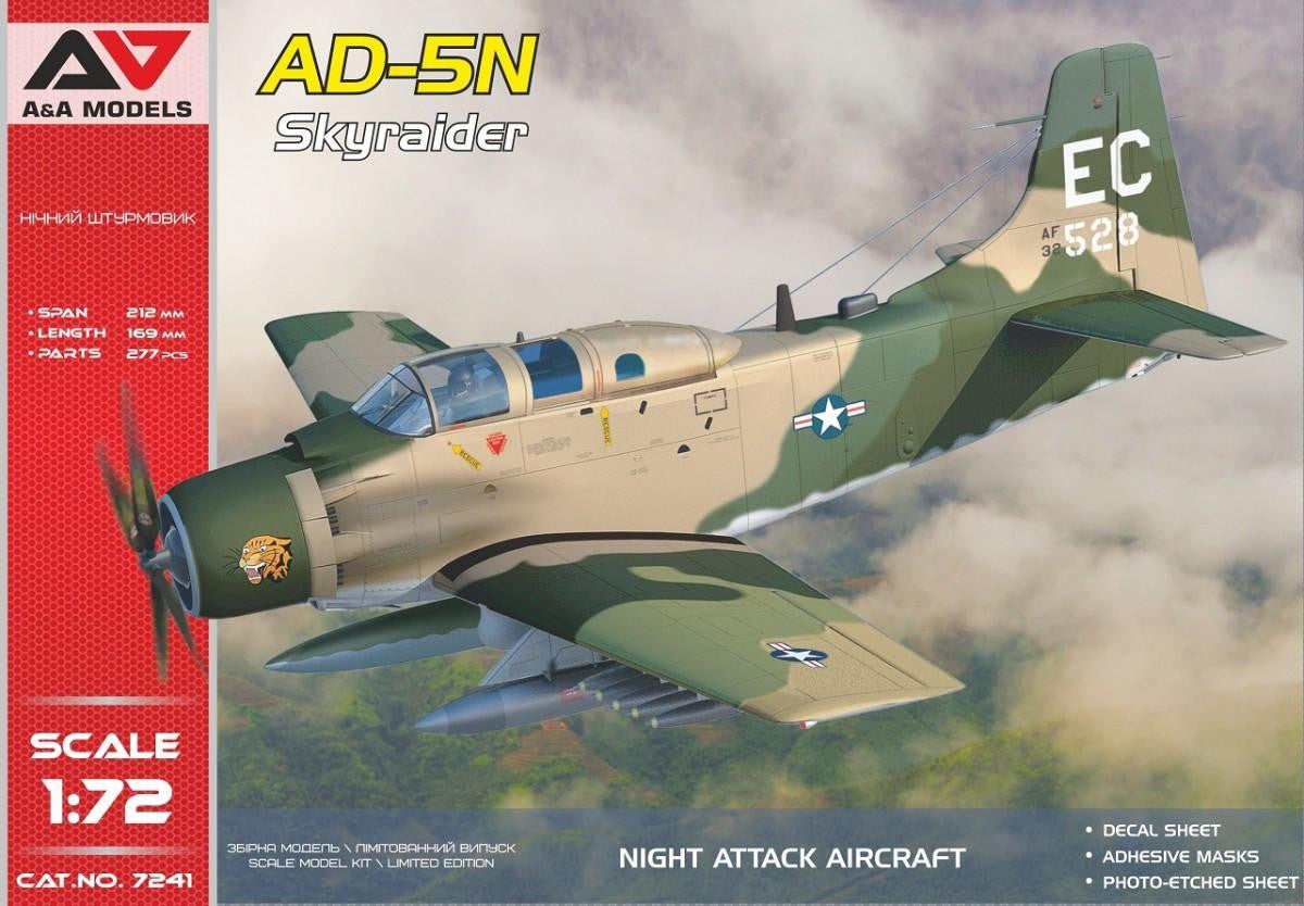 A&A Models 1/72 AD-5N (A-1G) Skyraider 7241 