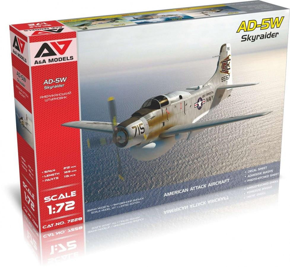 A&A Models 1/72 AD-5W Skyraider 7228 
